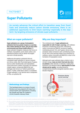 Super Pollutants Factsheet
