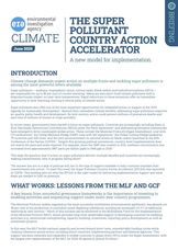 The super pollutant country action accelerator