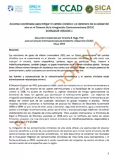 Acciones coordinadas para mitigar el cambio climático y el deterioro de la calidad del aire en el Sistema de la Integración Centroamericana (SICA)