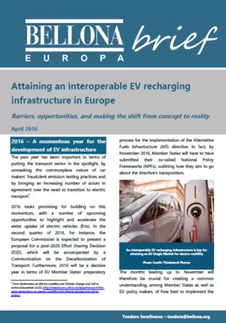 Attaining an interoperable electric vehicle recharging infrastructure in Europe