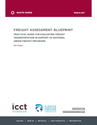 Freight assessment blueprint: Practical guide for evaluating freight transportation in support of national green freight programs