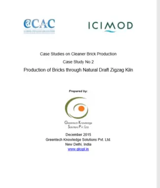 Case Study on Production of Bricks through Natural Draft Zigzag Kiln
