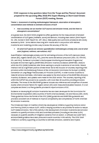 Addressing Key Questions on Emission Quantification Methodology