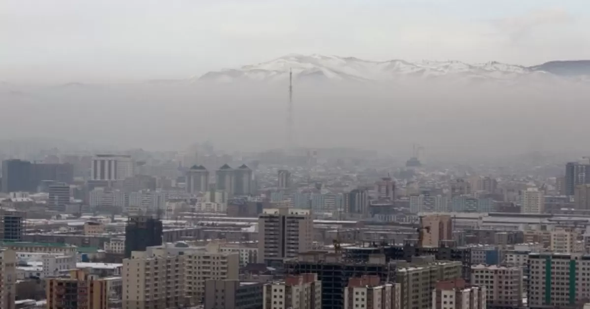 Air pollution blankets Mongolia's capital Ulaanbaatar