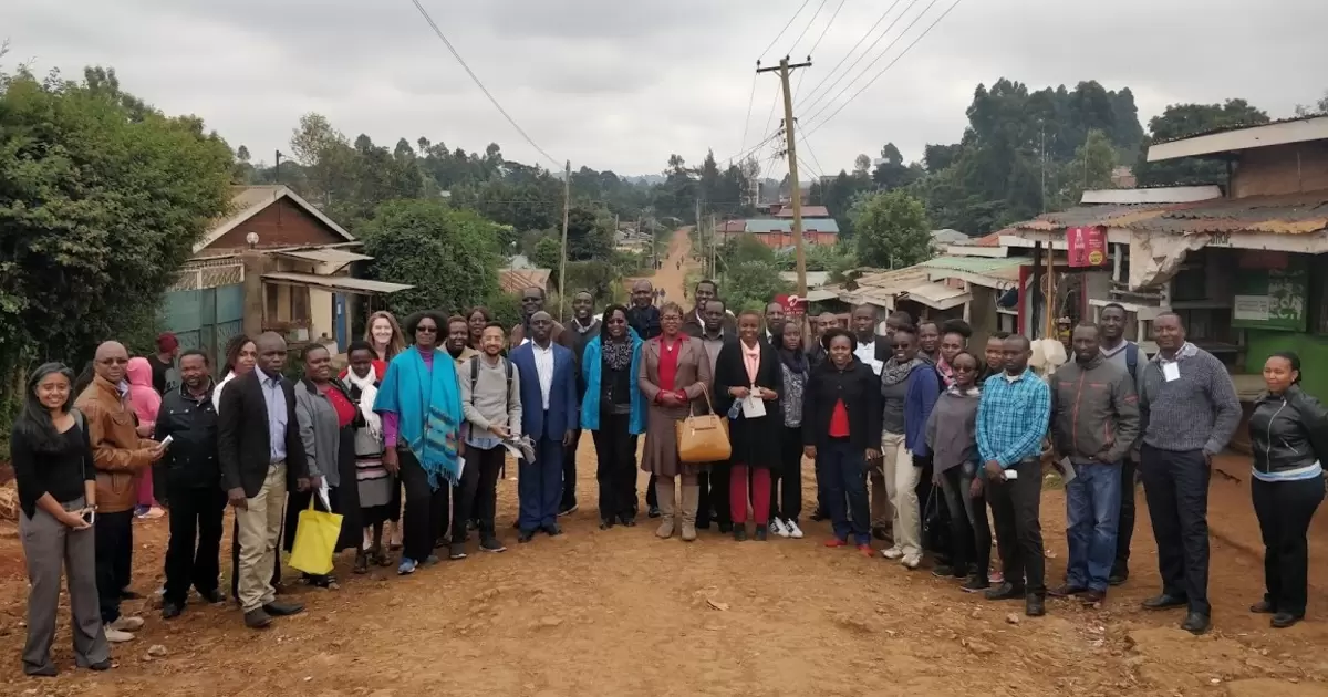 Trainees on field trip in Nairobi, Kenya