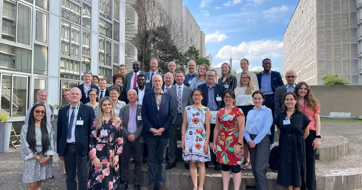 The CCAC Board and Secretariat staff meet in Paris, June 2022.