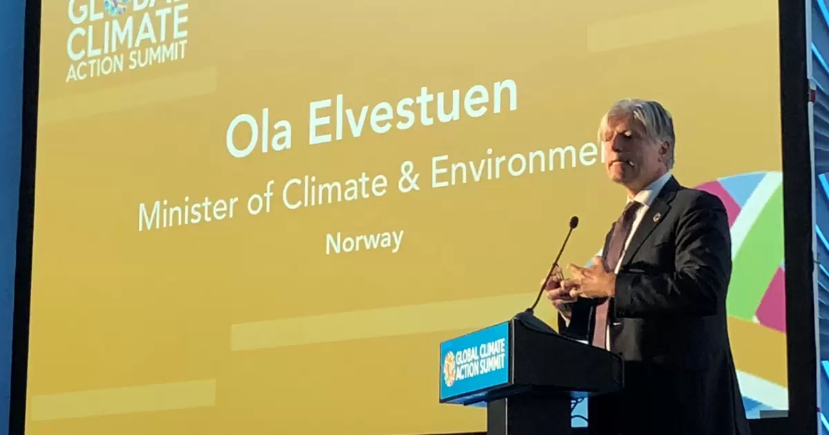 Minister Elvestuen invites all countries and stakeholders to endorse the Climate & Clean Air Coalition’s “Talanoa Statement”