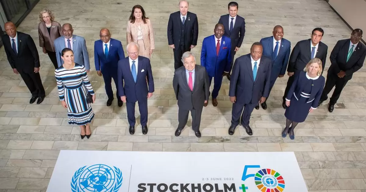 Stockholm+50, an international meeting convened by the UN General Assembly, held in Stockholm, Sweden from 2-3 June 2022.